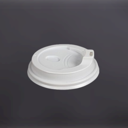 White Hot Paper Cup Travel Lid for 16oz